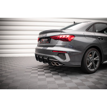Body kit a vizuálne doplnky MAXTON DESIGN Street Pro zadný difúzor pre Audi S3 Sedan 8Y | race-shop.sk