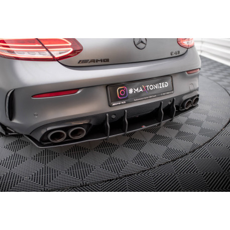 Body kit a vizuálne doplnky street pro zadný difúzor Mercedes-Benz c43 coupe c205 facelift | race-shop.sk