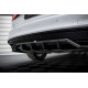 Body kit a vizuálne doplnky MAXTON DESIGN centrálny zadný splitter pre Audi A4 Competition B8 Facelift (so zvislými lištami), lesklá čierna | race-shop.sk