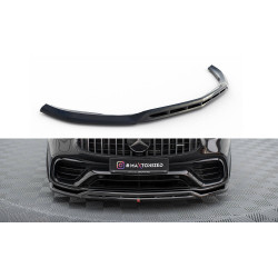 MAXTON DESIGN predný splitter pre Mercedes-AMG GLC 63 SUV / Coupe X253 / C253, lesklá čierna