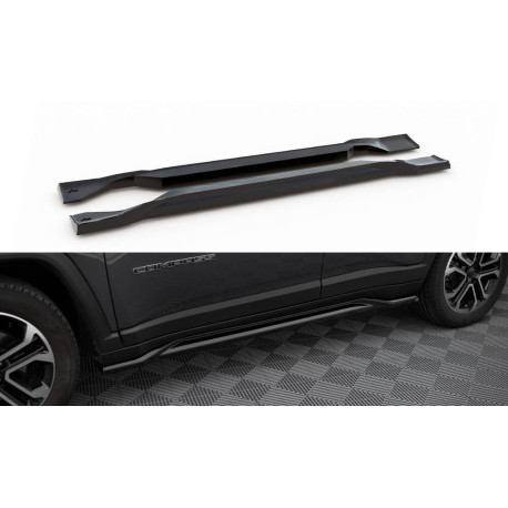 Body kit a vizuálne doplnky Difúzory bočných prahov Jeep Compass Limited Mk2 Facelift | race-shop.sk