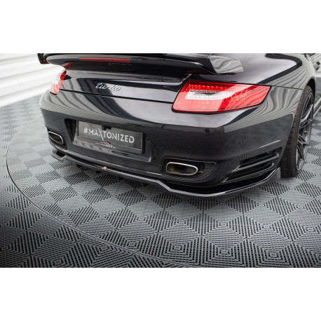 Body kit a vizuálne doplnky Centrálny zadný splitter (so zvislými lištami) Porsche 911 Turbo 997 | race-shop.sk