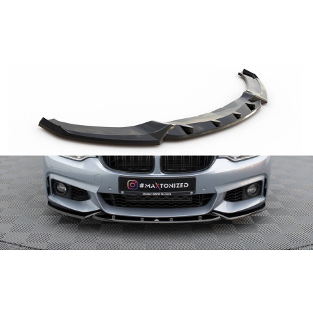 Body kit a vizuálne doplnky Predný splitter V3 BMW 4 Coupe M-Pack F32 | race-shop.sk