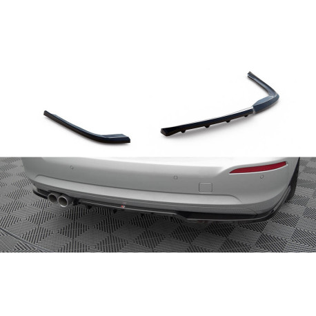 Body kit a vizuálne doplnky Centrálny zadný splitter (so zvislými lištami) BMW 3 GT F34 Facelift | race-shop.sk