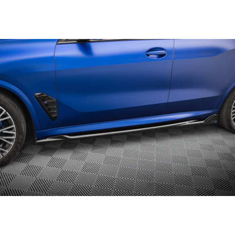 Body kit a vizuálne doplnky MAXTON DESIGN difúzory prahov pre BMW X5 M-Pack G05 Facelift, lesklá čierna, V2 | race-shop.sk