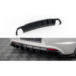 MAXTON DESIGN zadný difúzor pre Volkswagen Scirocco R Mk3, lesklá čierna