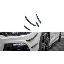Krídla predného nárazníka (Canards) Volkswagen Scirocco R Mk3