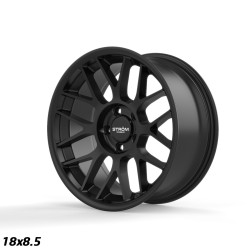 STROM STR2 disk 18x10 5x120 72.6 ET20, Full Satin Black
