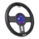 SPARCO CORSA SPS103 poťah volantu, čierna (PVC, mikrovlákno)