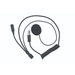 ZERONOISE headset OPEN FACE Nexus 4 PIN STD samec (so stereo konektorom 3,5 mm pre slúchadlá do uší)