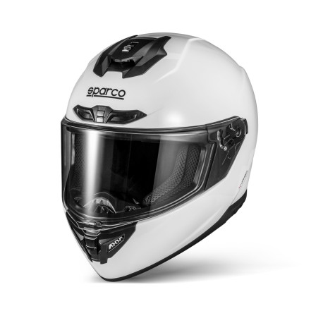Uzatvorené prilby ECE uzatvorená pretekárska prilba Sparco X-PRO, biela | race-shop.sk