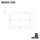 Filtre pre karburátory RAMAIR carburettor foam air filter with blank baseplate | race-shop.sk