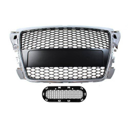 Maska Audi A3 8P RS-Style Chróm-čierna 07-12