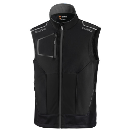 Mikiny a bundy SPARCO ILLINOIS TECH LIGHT VESTA - čierna | race-shop.sk