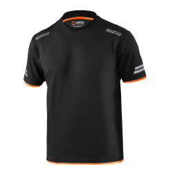SPARCO Teamwork t-shirt for man - čierna/oranžová