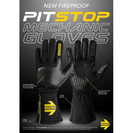 Rukavice MOMO PIT STOP mechanic gloves | race-shop.sk