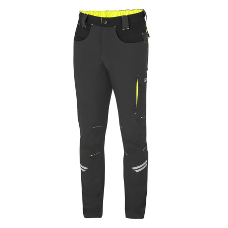 Lifestyle Technical Nohavice SPARCO KANSAS šedá/žltá | race-shop.sk