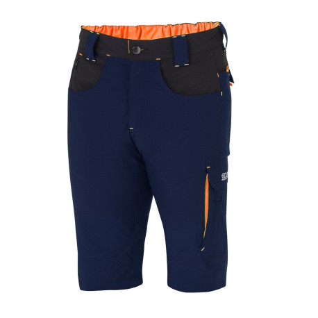 Výstroj pre mechanikov SPARCO Teamwork light šortky pre mužov modrá/oranžová | race-shop.sk