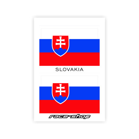 Nálepky Nálepka štátnej príslušnosti (vlajka) | race-shop.sk