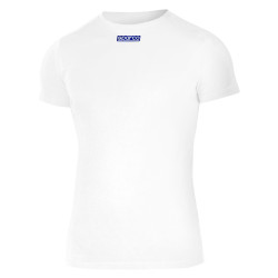 SPARCO B-ROOKIE krátke motokárové tričko pre muža - biele
