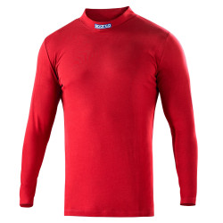 SPARCO B-ROOKIE dlhé motokárové tričko pre muža - červená