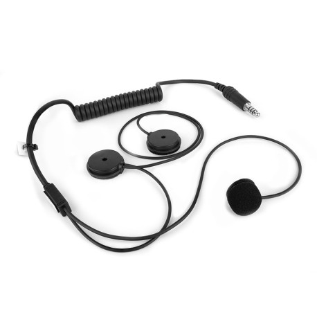 Slúchadlá / headsety Terratrip headset pre centrály professional PLUS do uzavretej prilby (STILO) | race-shop.sk