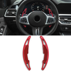 Aluminium paddle shifters for BMW M5 F90 M6 F06 F12 F13, red