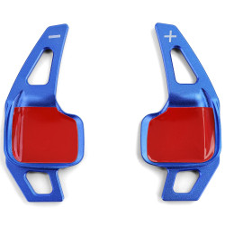 Hliníkové pádla radenia pod volant BMW 1er F20 F21 2er F22 F23 F45 F46, modrá