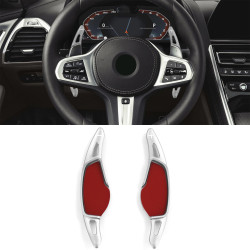 Hliníkové pádla radenia pod volant BMW 7er G11 8er G15 Z4 G29 X6 G06, strieborná