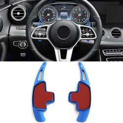 Hliníkové pádla radenia pod volant Mercedes GLE W166 C292 C167 GLS X166, modrá