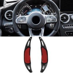 Aluminium paddle shifters for Mercedes AMG A35 A45 C43 C63 W205 S205, black