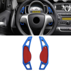 Hliníkové pádla radenia pod volant Smart ForFour 453 14-18, modrá