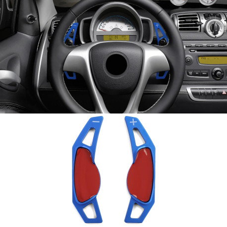 Pádla pod volantem Hliníkové pádla radenia pod volant Smart ForFour 453 14-18, modrá | race-shop.sk