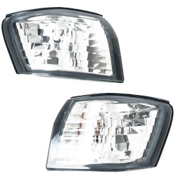 Driftworks front corner lights for NISSAN S14 200SX/SILVIA/KOUKI (96-98), clear (pair)