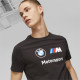 Tričká Pánske tričko Puma BMW MMS ESS Logo - Čierna | race-shop.sk