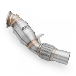 Downpipe pre BMW 420i(x)/430i(x) F32, B48, 2016- (with catalyst)