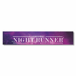Nálepka race-shop NightRunner na čelné okno 