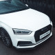 Body kit a vizuálne doplnky CT CARBON predný splitter pre AUDI A5/S5 B9 2016-2019, lesklá čierna | race-shop.sk