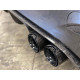 S jedným výstupom Karbonové koncovky výfuku BMW M2/M3/M4/M5 F10/F80/F82/F83/F87 (4 ks, čierne) | race-shop.sk