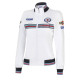 Mikiny a bundy Sparco MARTINI RACING lady`s full zip sweatshirt, white | race-shop.sk