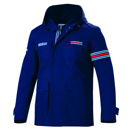 Mikiny a bundy SPARCO MARTINI RACING outdoor bunda, modrá námorná | race-shop.sk