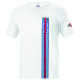 Tričká Sparco MARTINI RACING Stripes white T-shirt for men - white | race-shop.sk