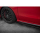 Body kit a vizuálne doplnky MAXTON DESIGN difúzory prahov pre Mercedes-Benz A 45 AMG W176 Facelift, čierna + lesklé klapky | race-shop.sk