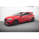 Body kit a vizuálne doplnky Difúzory bočných prahov Mercedes-Benz A 45 AMG W176 Facelift (čierna + lesklé klapky) | race-shop.sk