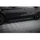 Body kit a vizuálne doplnky Difúzory bočných prahov Mercedes-Benz a35 w177 facelift (čierno-červené + lesklé klapky) | race-shop.sk