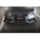 Body kit a vizuálne doplnky Predný splitter Audi S3 / A3 S-Line Sedan 8V (čierna + lesklé klapky) | race-shop.sk