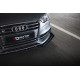 Body kit a vizuálne doplnky Predný splitter Audi S3 / A3 S-Line Sedan 8V (čierna + lesklé klapky) | race-shop.sk