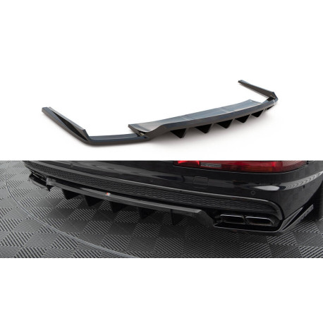 Body kit a vizuálne doplnky Centrálny zadný difuzor (so zvislými pruhmi) Audi SQ7 Mk2 | race-shop.sk