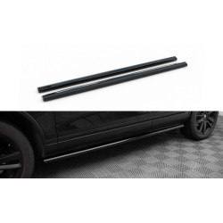 MAXTON DESIGN difúzory prahov pre Volkswagen Touareg Mk2, lesklá čierna