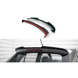 MAXTON DESIGN lip kufra pre Skoda Fabia Hatchback Mk3, lesklá čierna